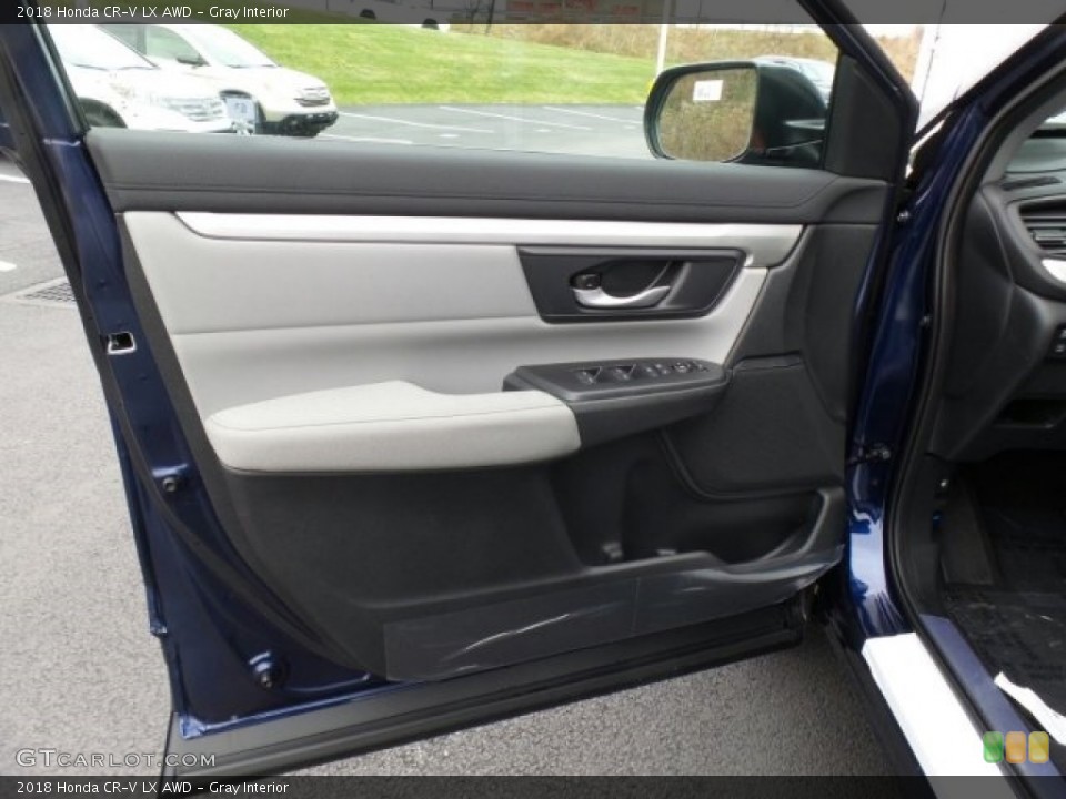 Gray Interior Door Panel for the 2018 Honda CR-V LX AWD #124326245