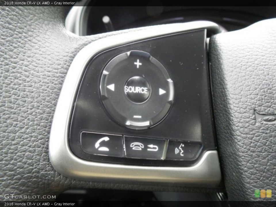 Gray Interior Controls for the 2018 Honda CR-V LX AWD #124326266