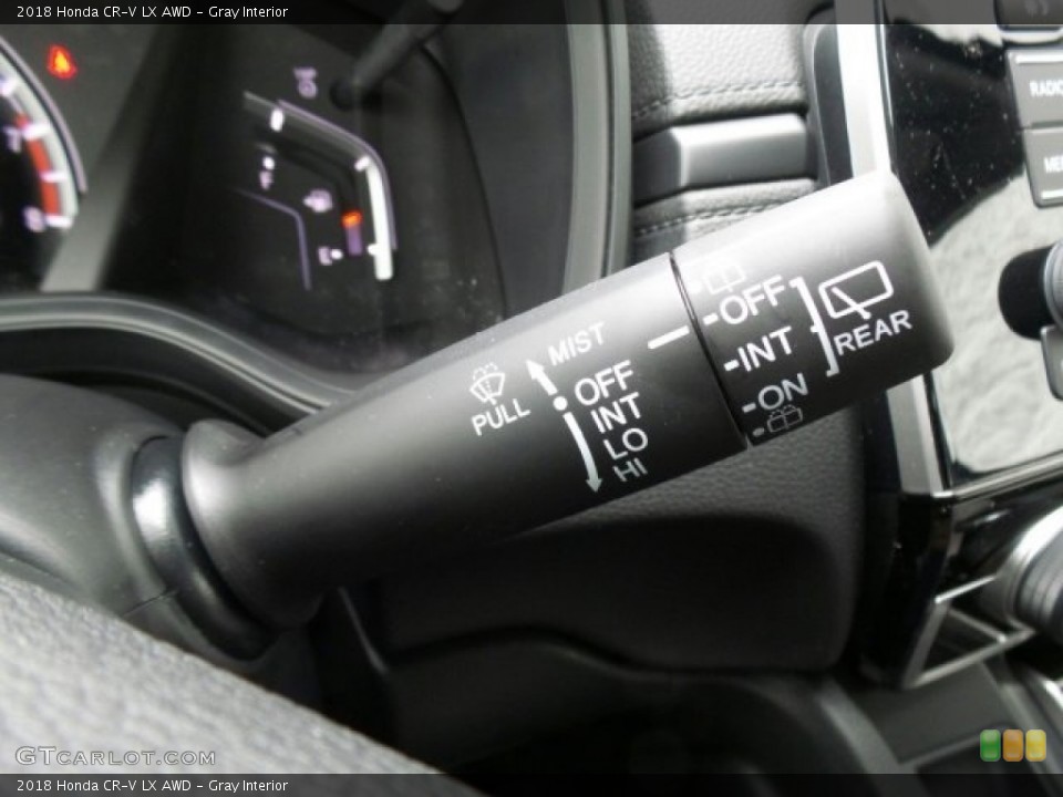 Gray Interior Controls for the 2018 Honda CR-V LX AWD #124326308