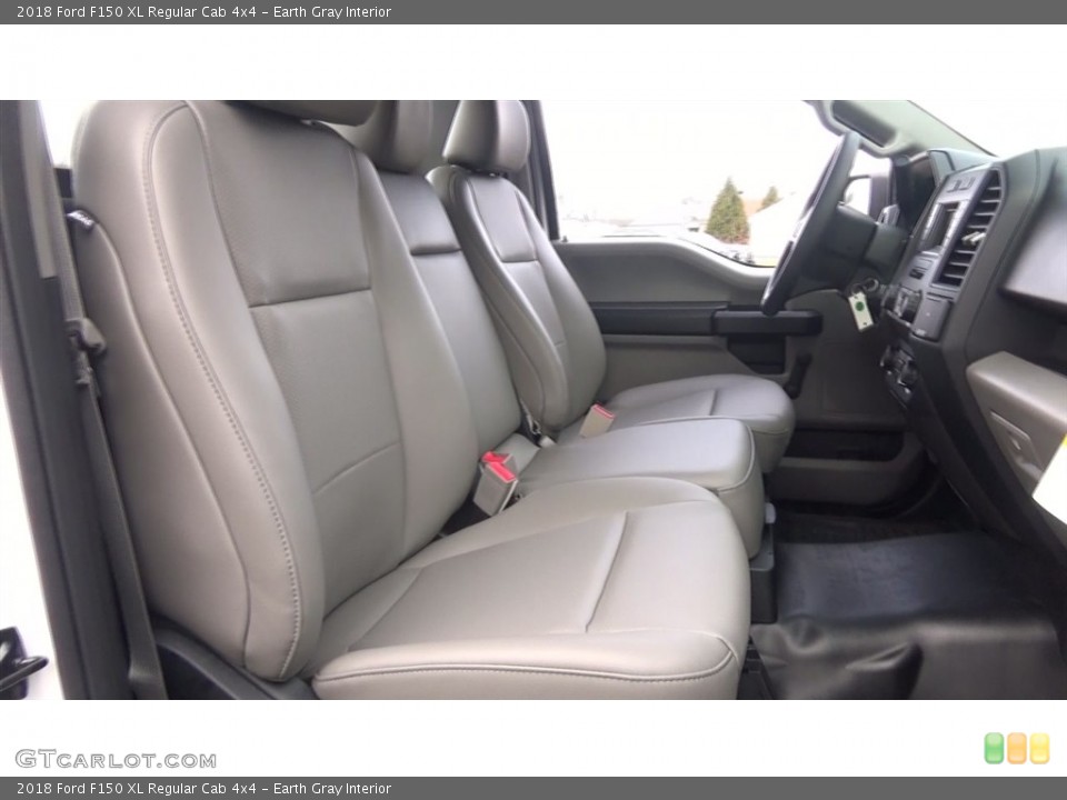 Earth Gray Interior Front Seat for the 2018 Ford F150 XL Regular Cab 4x4 #124329071