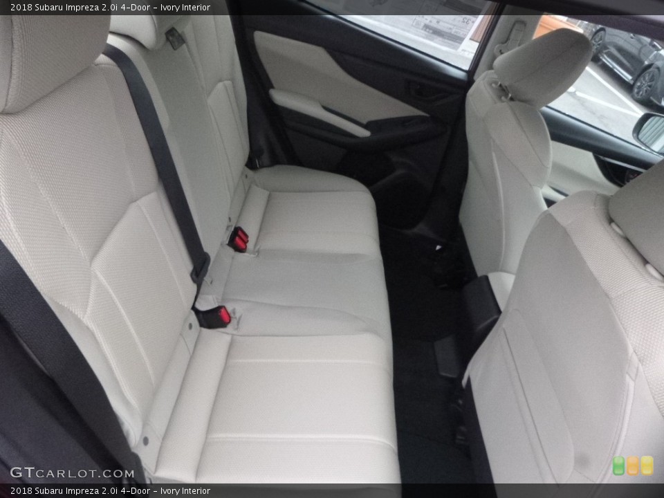 Ivory Interior Rear Seat for the 2018 Subaru Impreza 2.0i 4-Door #124332570