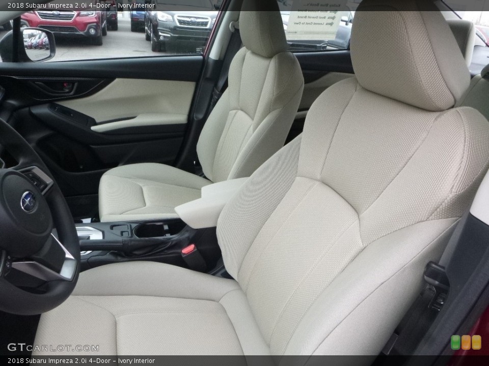 Ivory Interior Front Seat for the 2018 Subaru Impreza 2.0i 4-Door #124332627