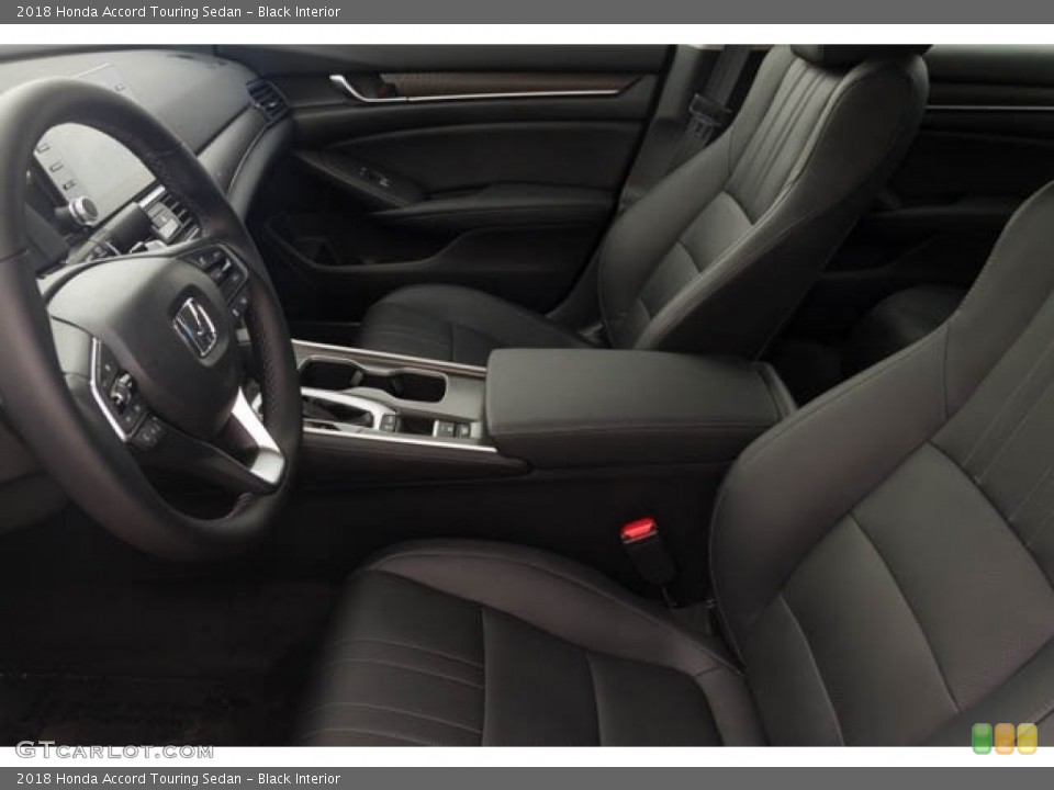 Black Interior Front Seat for the 2018 Honda Accord Touring Sedan #124336101