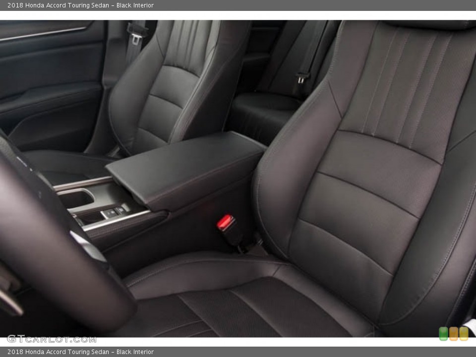Black Interior Front Seat for the 2018 Honda Accord Touring Sedan #124336152