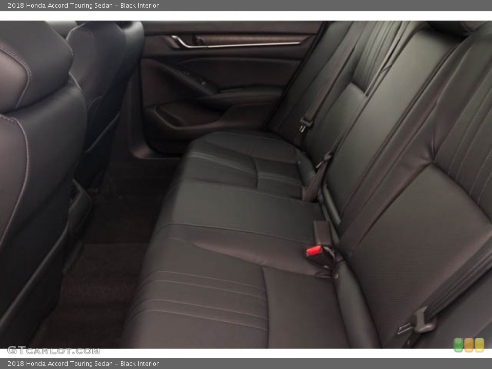 Black Interior Rear Seat for the 2018 Honda Accord Touring Sedan #124336167