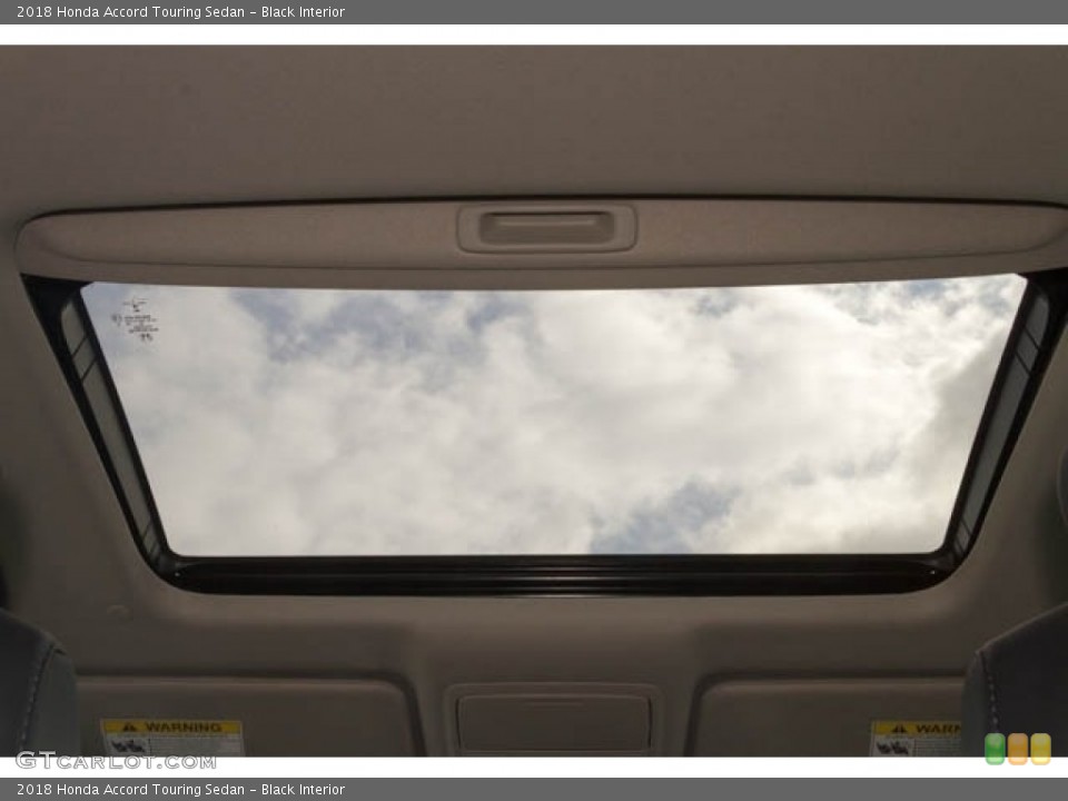 Black Interior Sunroof for the 2018 Honda Accord Touring Sedan #124336212