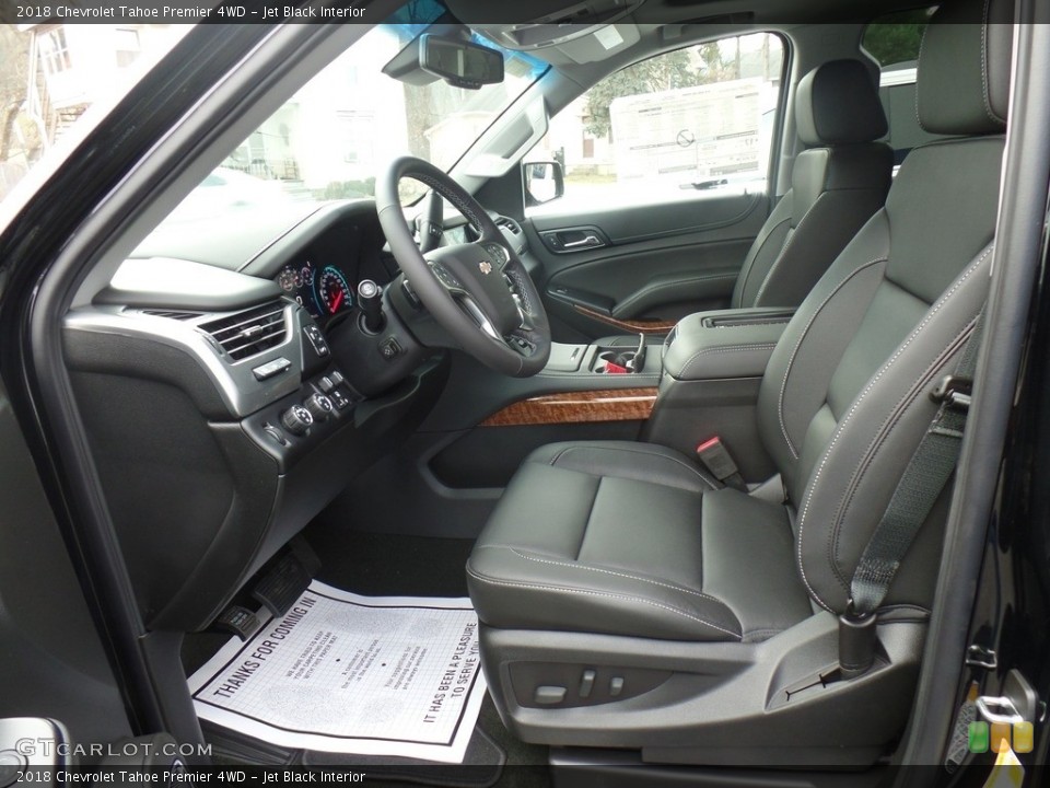 Jet Black Interior Photo for the 2018 Chevrolet Tahoe Premier 4WD #124341327
