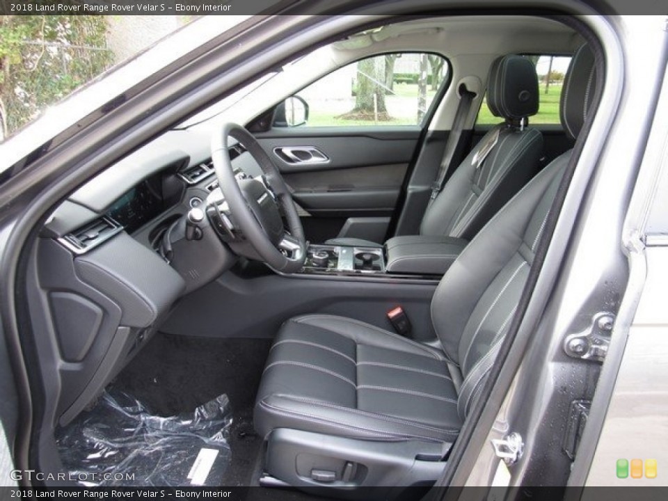 Ebony Interior Photo for the 2018 Land Rover Range Rover Velar S #124341658