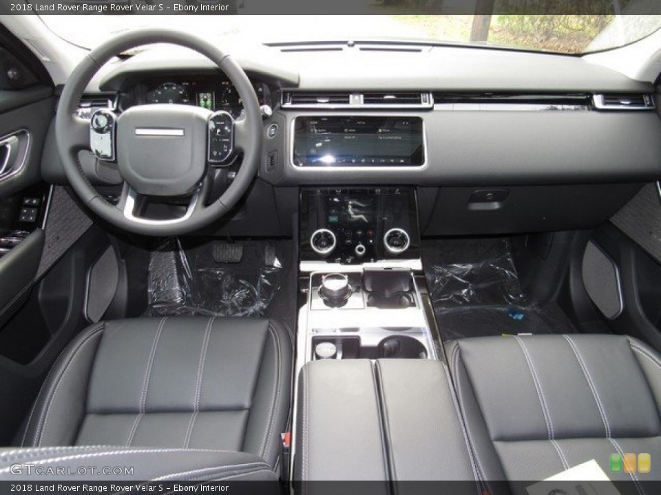Ebony Interior Dashboard for the 2018 Land Rover Range Rover Velar S #124341675