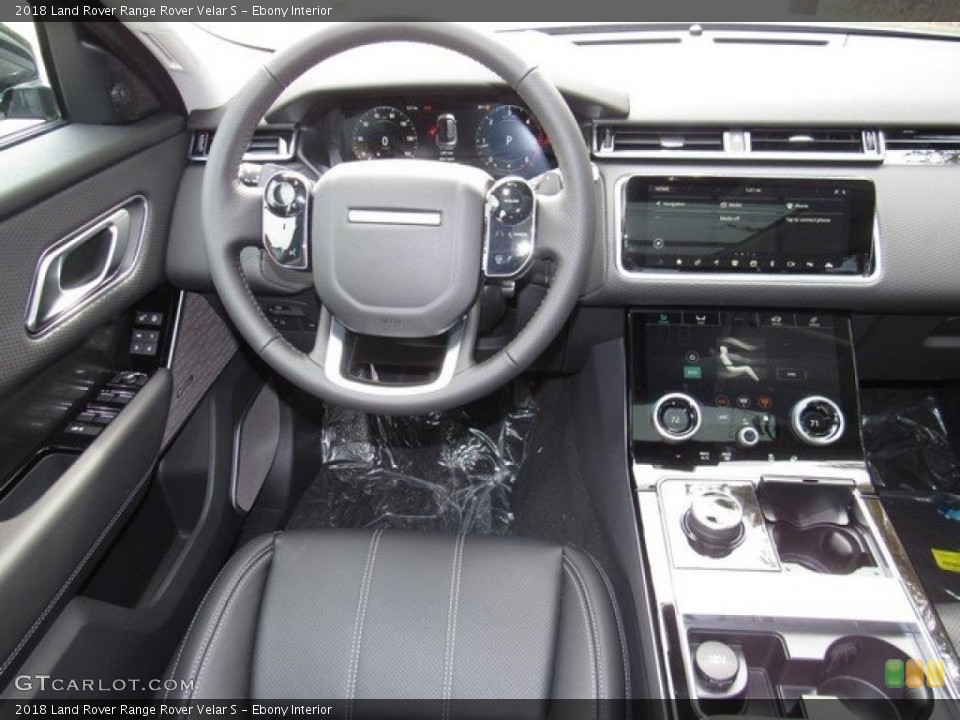 Ebony Interior Dashboard for the 2018 Land Rover Range Rover Velar S #124341798