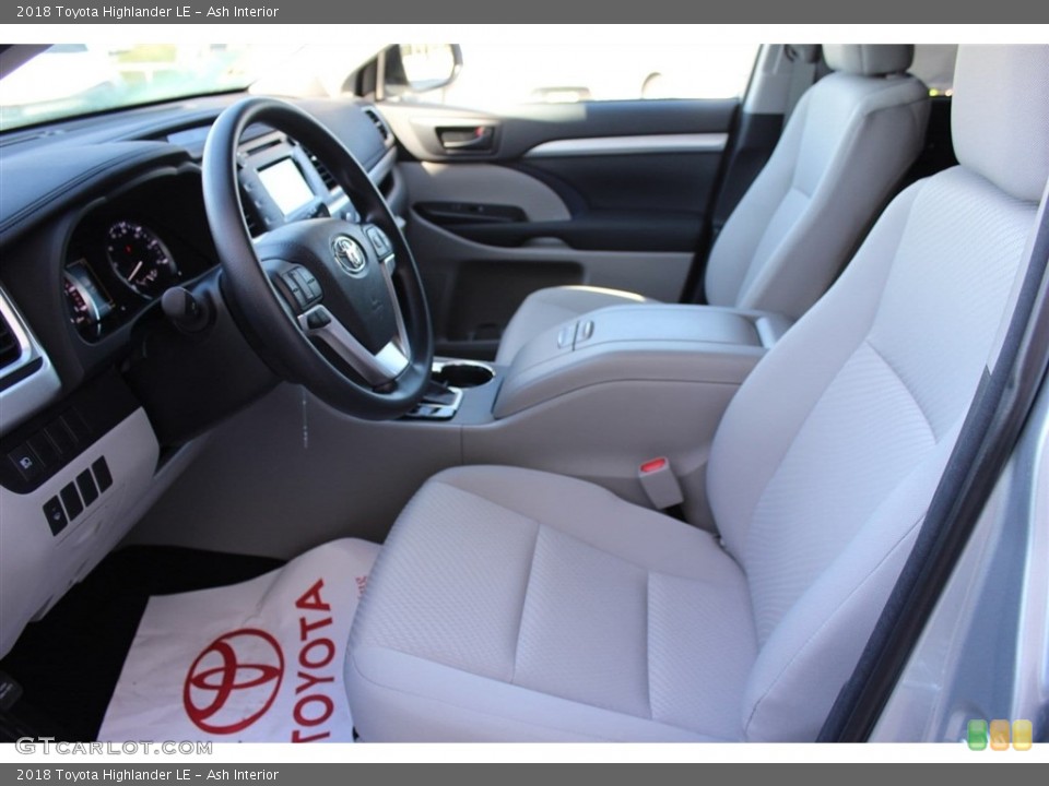 Ash Interior Front Seat for the 2018 Toyota Highlander LE #124344632