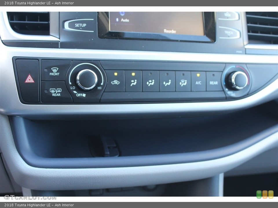 Ash Interior Controls for the 2018 Toyota Highlander LE #124344701
