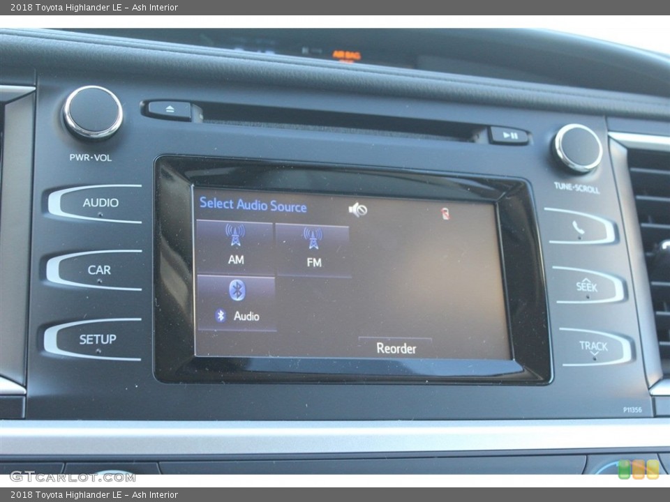 Ash Interior Controls for the 2018 Toyota Highlander LE #124344725