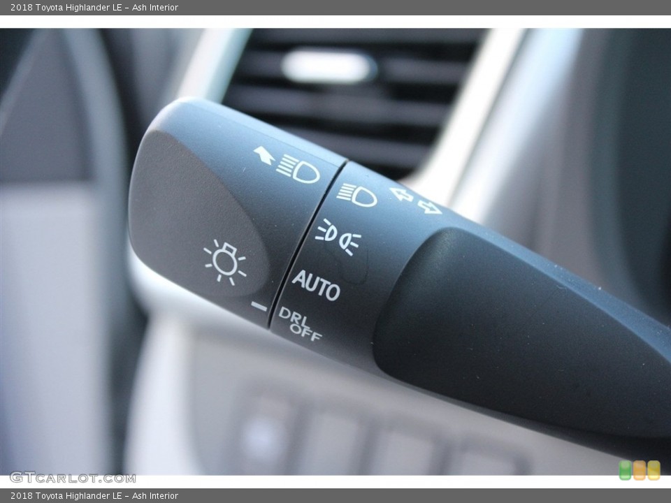 Ash Interior Controls for the 2018 Toyota Highlander LE #124344848