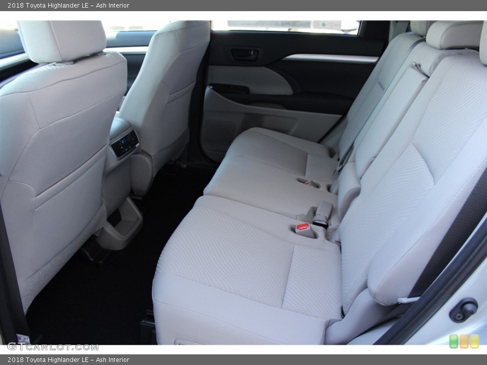 Ash Interior Rear Seat for the 2018 Toyota Highlander LE #124344926