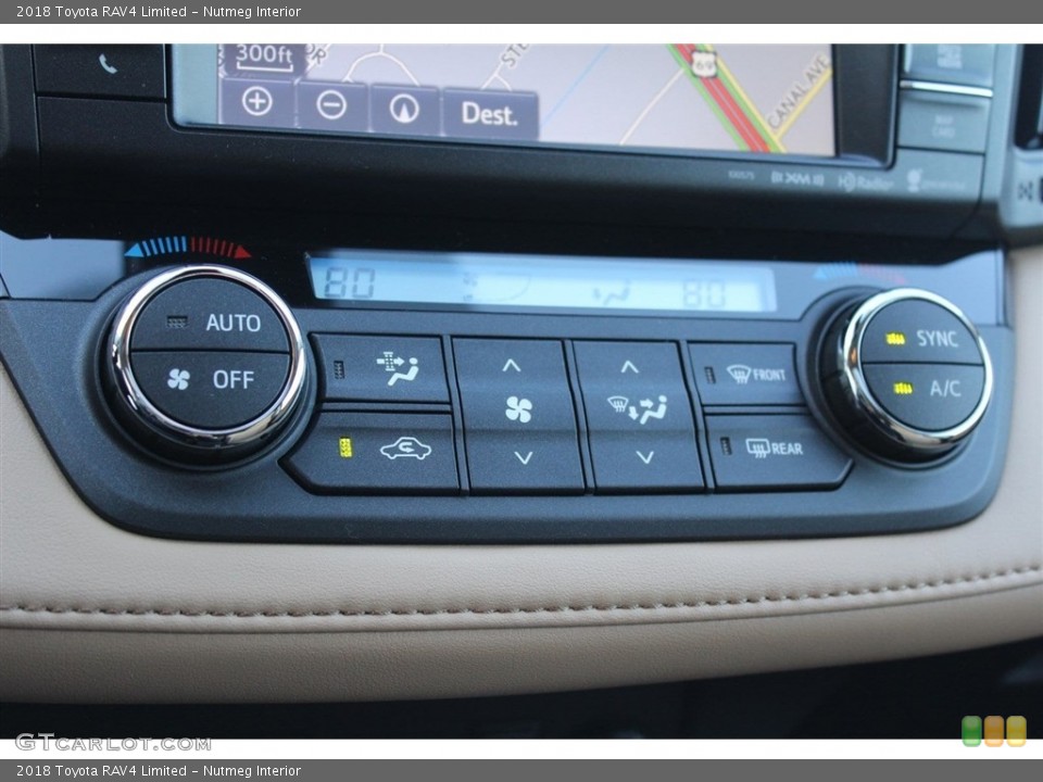 Nutmeg Interior Controls for the 2018 Toyota RAV4 Limited #124349174