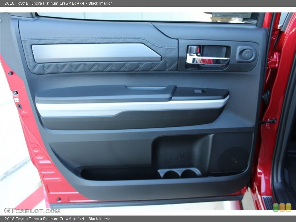 Black Interior Door Panel for the 2018 Toyota Tundra Platinum CrewMax 4x4 #124349873