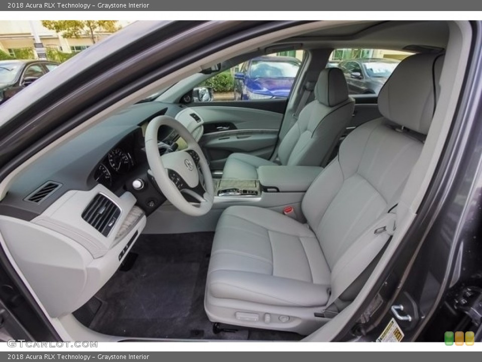Graystone Interior Front Seat for the 2018 Acura RLX Technology #124363113