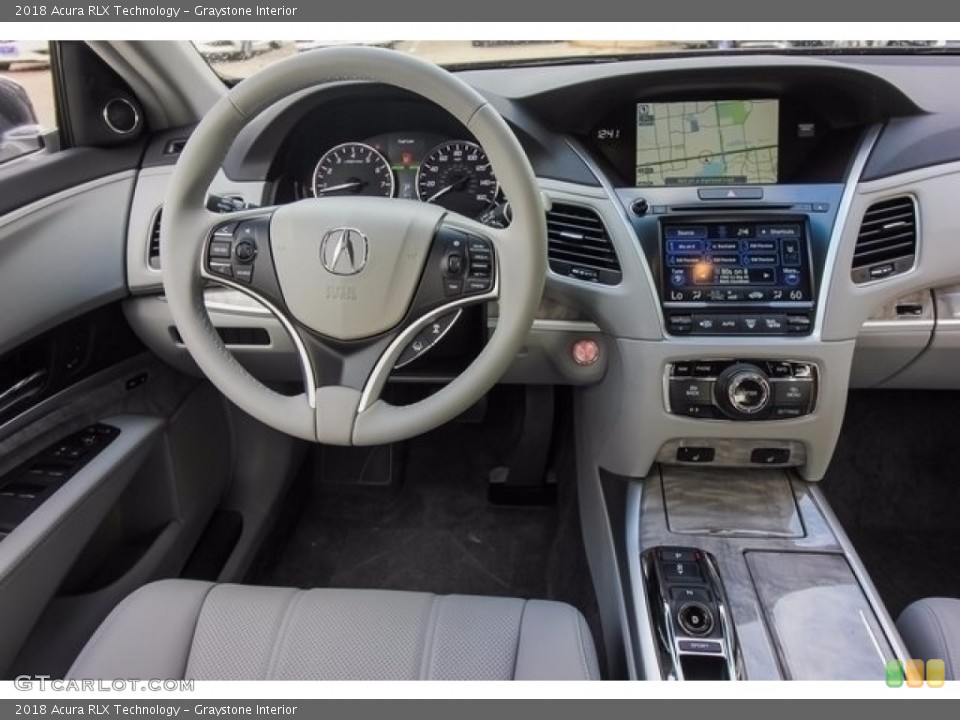 Graystone Interior Dashboard for the 2018 Acura RLX Technology #124363256