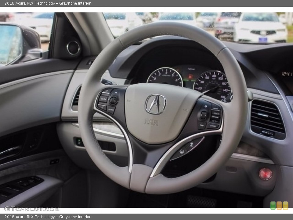 Graystone Interior Steering Wheel for the 2018 Acura RLX Technology #124363278