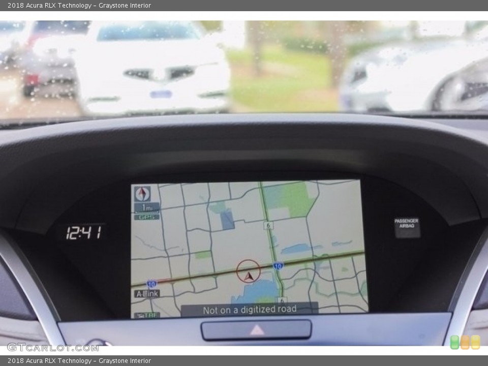 Graystone Interior Navigation for the 2018 Acura RLX Technology #124363308