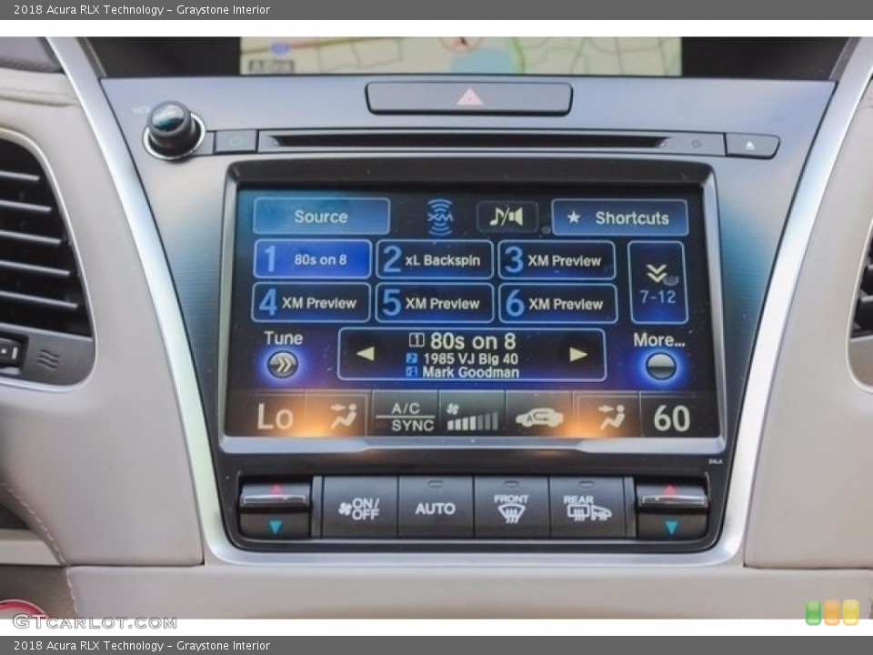 Graystone Interior Controls for the 2018 Acura RLX Technology #124363317