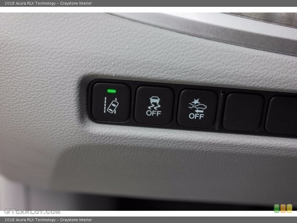 Graystone Interior Controls for the 2018 Acura RLX Technology #124363545