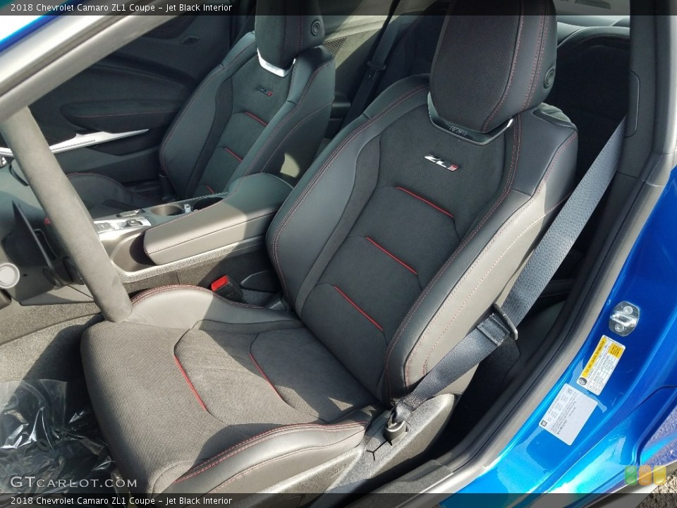 Jet Black Interior Front Seat for the 2018 Chevrolet Camaro ZL1 Coupe #124366395