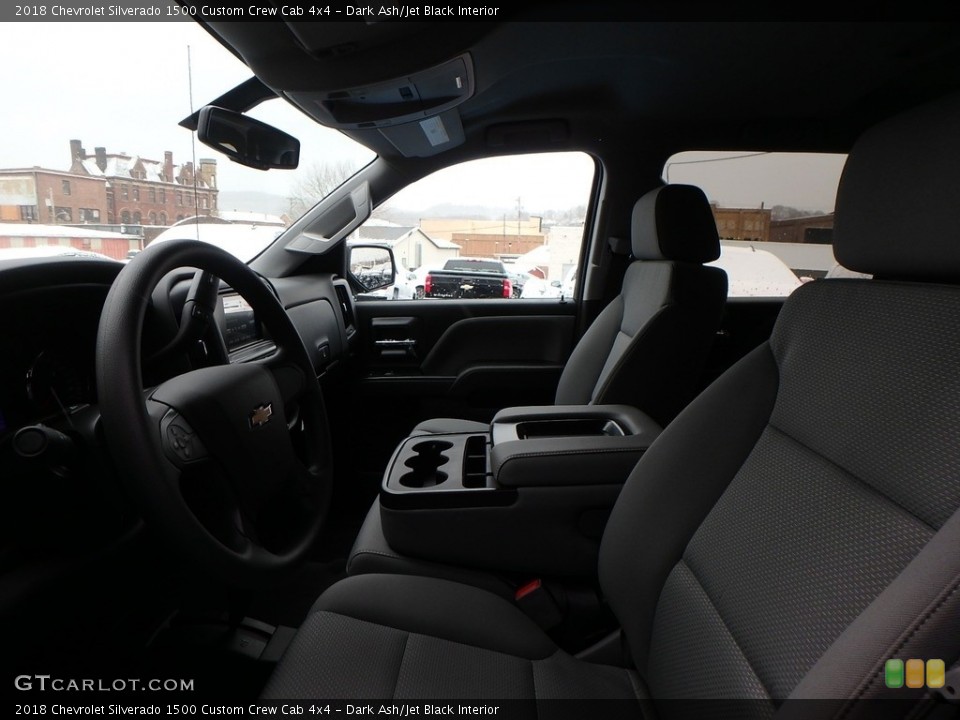 Dark Ash/Jet Black Interior Front Seat for the 2018 Chevrolet Silverado 1500 Custom Crew Cab 4x4 #124372255