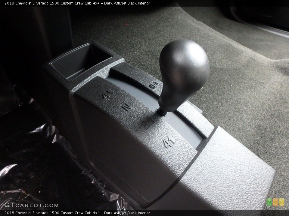 Dark Ash/Jet Black Interior Transmission for the 2018 Chevrolet Silverado 1500 Custom Crew Cab 4x4 #124372425