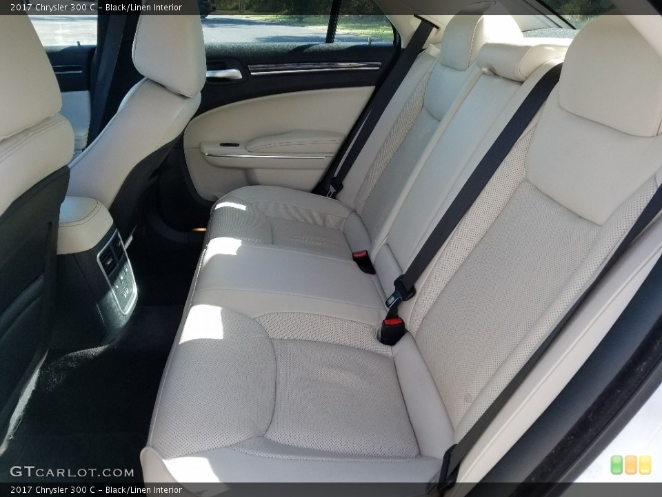 Black/Linen Interior Rear Seat for the 2017 Chrysler 300 C #124377296