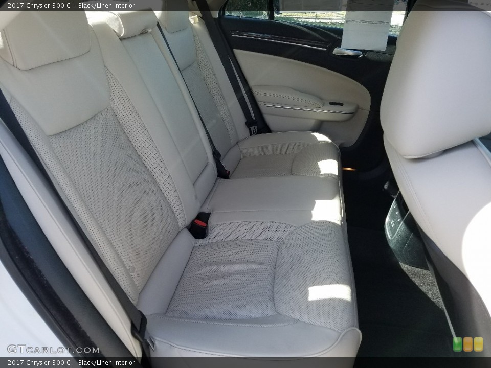Black/Linen Interior Rear Seat for the 2017 Chrysler 300 C #124377322