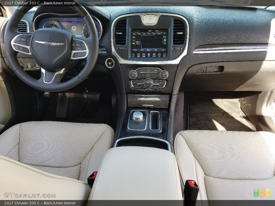 Black/Linen Interior Dashboard for the 2017 Chrysler 300 C #124377387