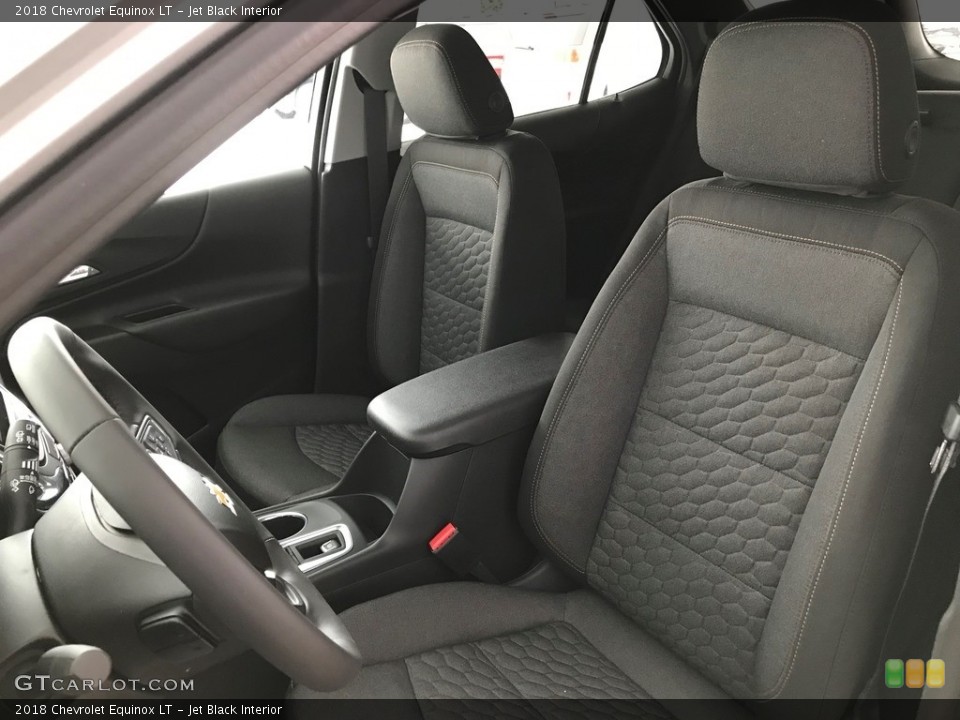 Jet Black Interior Front Seat for the 2018 Chevrolet Equinox LT #124383931