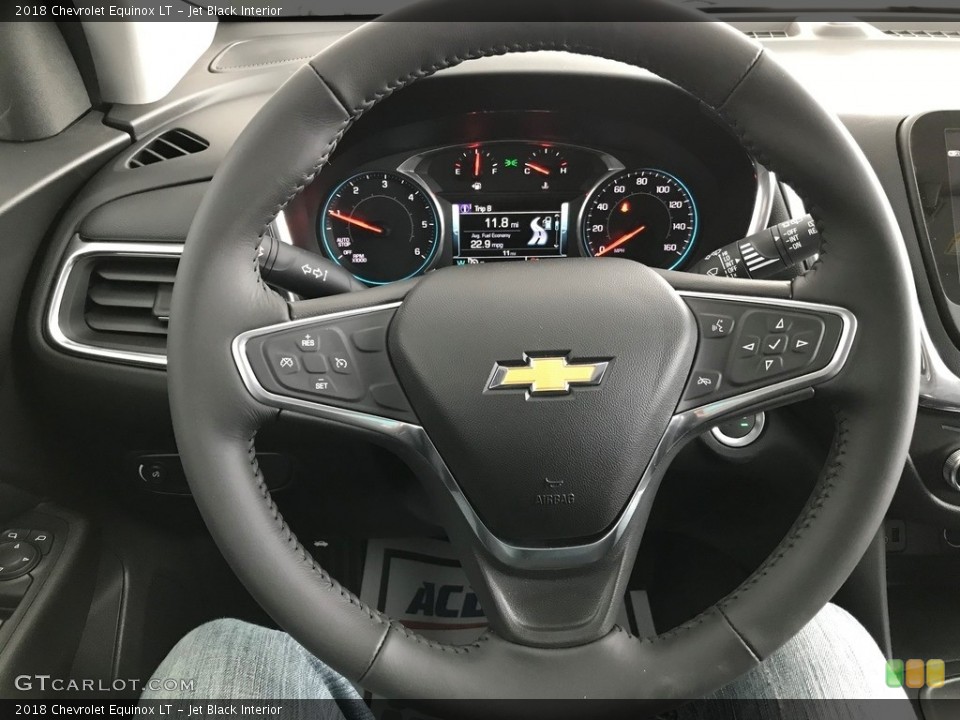 Jet Black Interior Steering Wheel for the 2018 Chevrolet Equinox LT #124384039