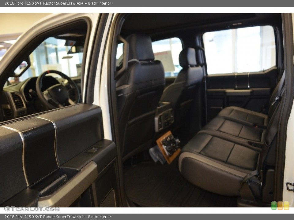 Black Interior Rear Seat for the 2018 Ford F150 SVT Raptor SuperCrew 4x4 #124386649