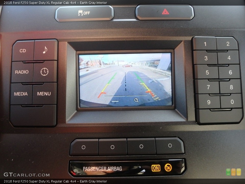 Earth Gray Interior Controls for the 2018 Ford F250 Super Duty XL Regular Cab 4x4 #124390345