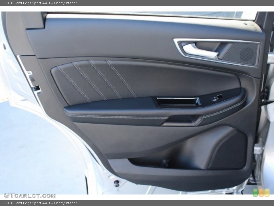 Ebony Interior Door Panel for the 2018 Ford Edge Sport AWD #124395403