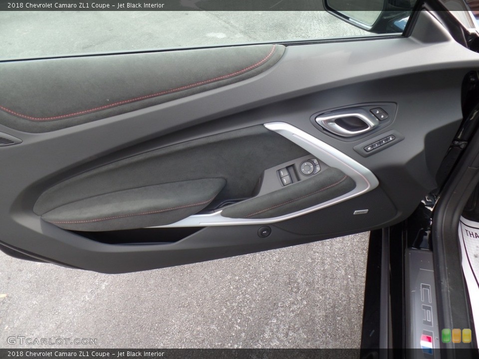 Jet Black Interior Door Panel for the 2018 Chevrolet Camaro ZL1 Coupe #124398058