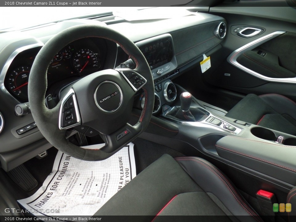 Jet Black Interior Dashboard for the 2018 Chevrolet Camaro ZL1 Coupe #124398178
