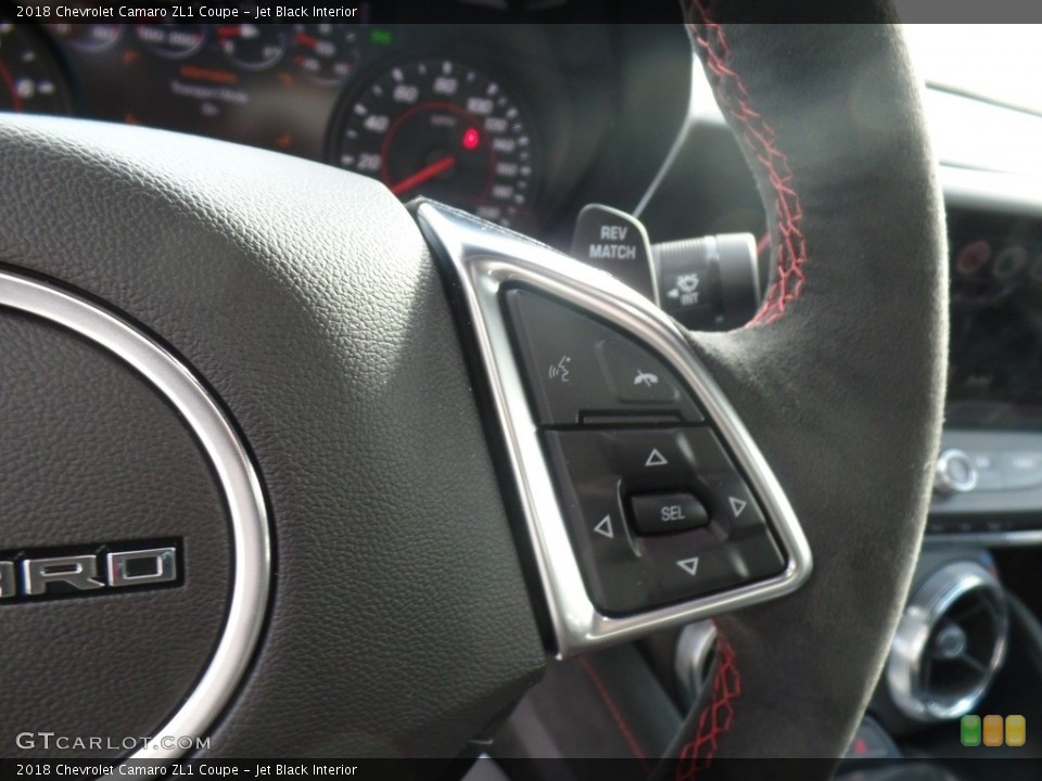 Jet Black Interior Controls for the 2018 Chevrolet Camaro ZL1 Coupe #124398244