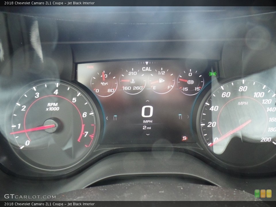 Jet Black Interior Gauges for the 2018 Chevrolet Camaro ZL1 Coupe #124398322