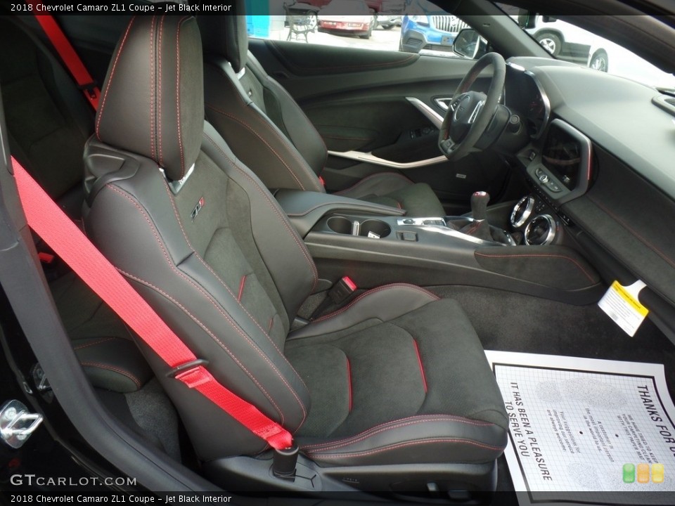Jet Black Interior Front Seat for the 2018 Chevrolet Camaro ZL1 Coupe #124398616