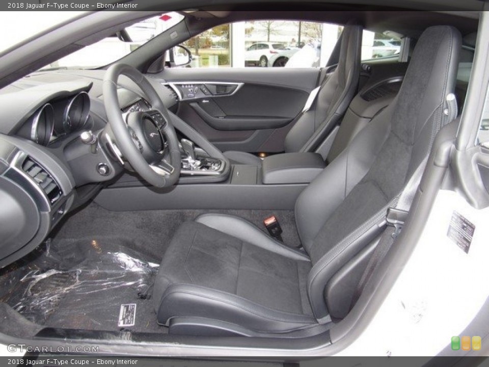 Ebony Interior Front Seat for the 2018 Jaguar F-Type Coupe #124405862
