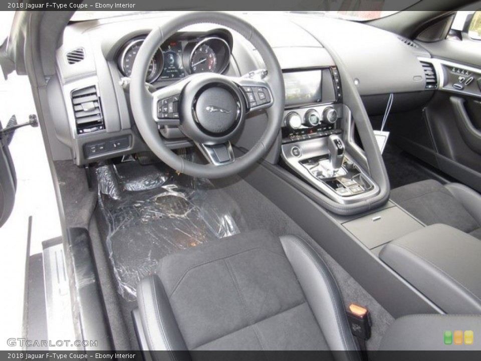 Ebony Interior Dashboard for the 2018 Jaguar F-Type Coupe #124405877
