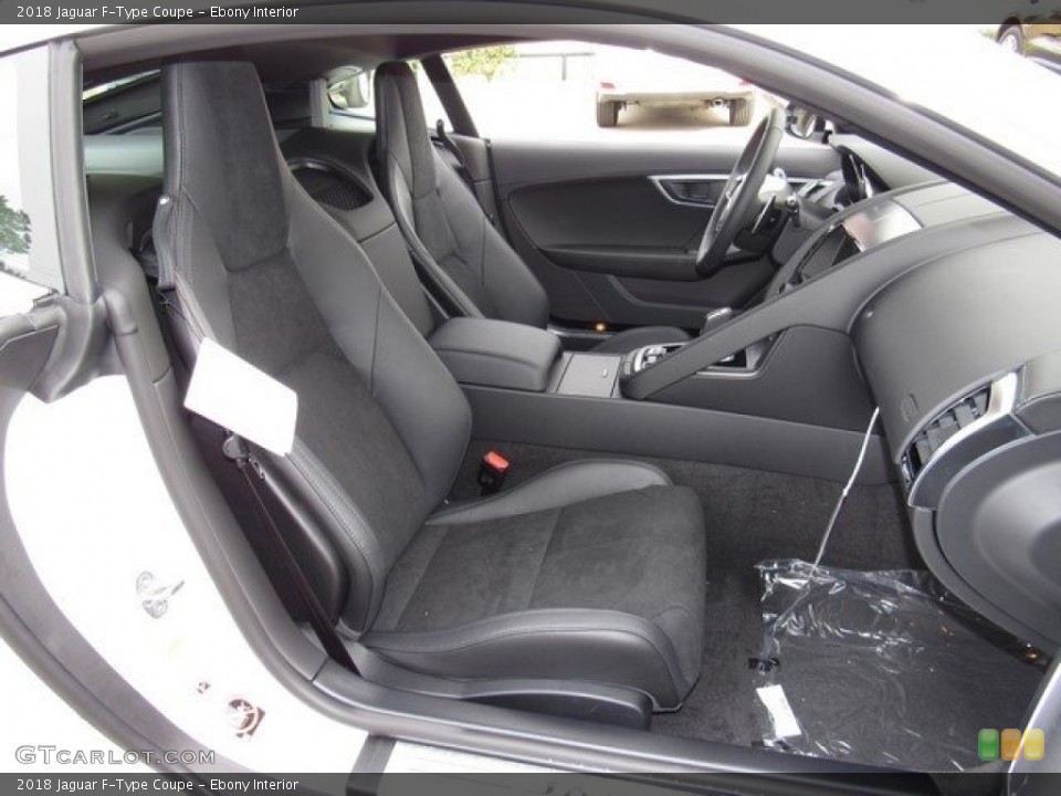 Ebony Interior Front Seat for the 2018 Jaguar F-Type Coupe #124405898