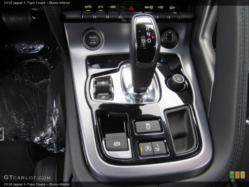 Ebony Interior Transmission for the 2018 Jaguar F-Type Coupe #124406123
