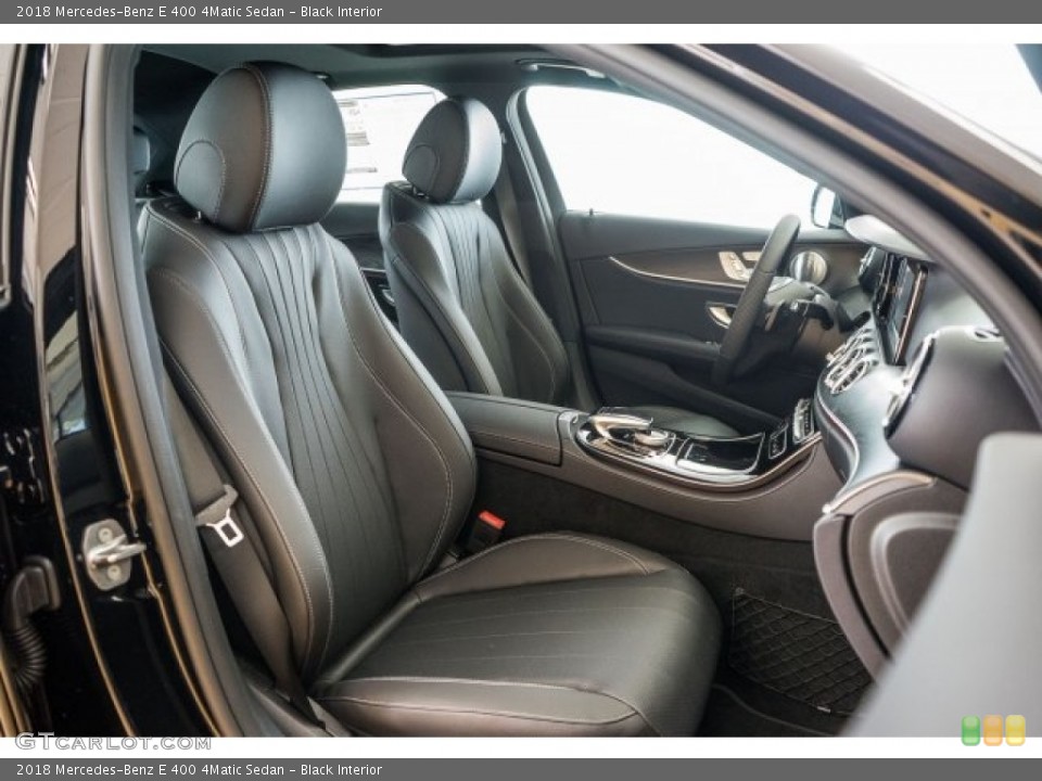 Black Interior Photo for the 2018 Mercedes-Benz E 400 4Matic Sedan #124406988
