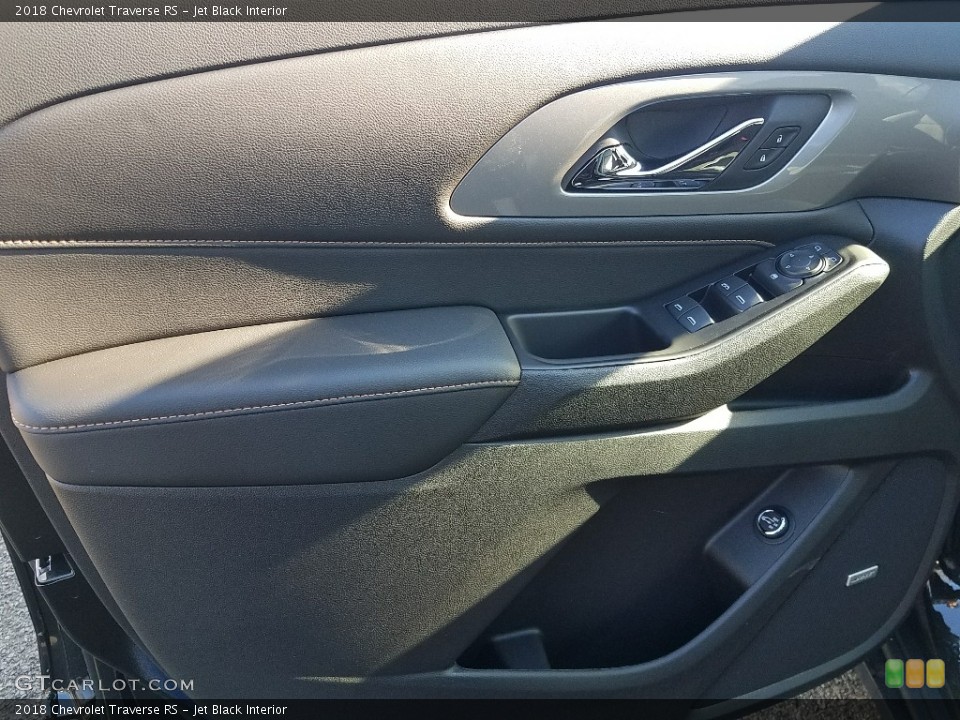 Jet Black Interior Door Panel for the 2018 Chevrolet Traverse RS #124410767