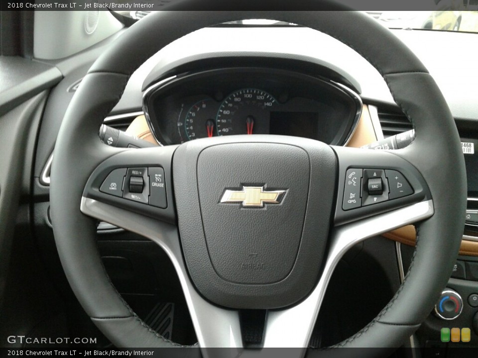 Jet Black/Brandy Interior Steering Wheel for the 2018 Chevrolet Trax LT #124414733